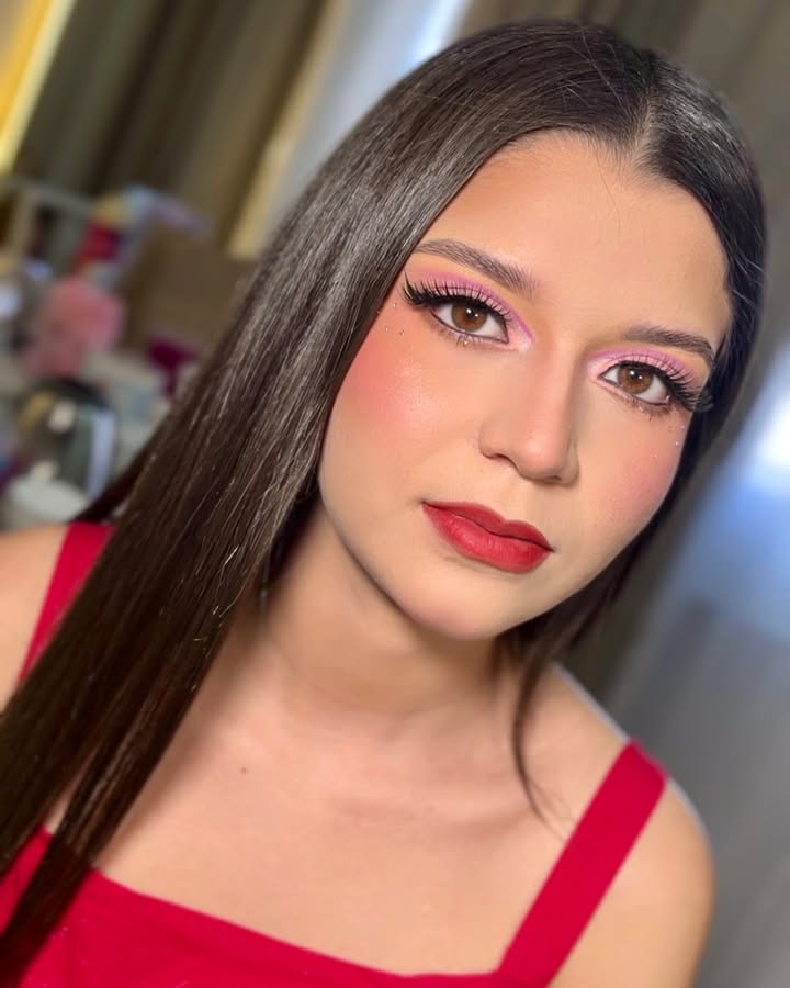 Sesión de moda y maquillaje